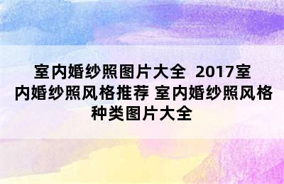 室内婚纱照图片大全  2017室内婚纱照风格推荐 室内婚纱照风格种类图片大全